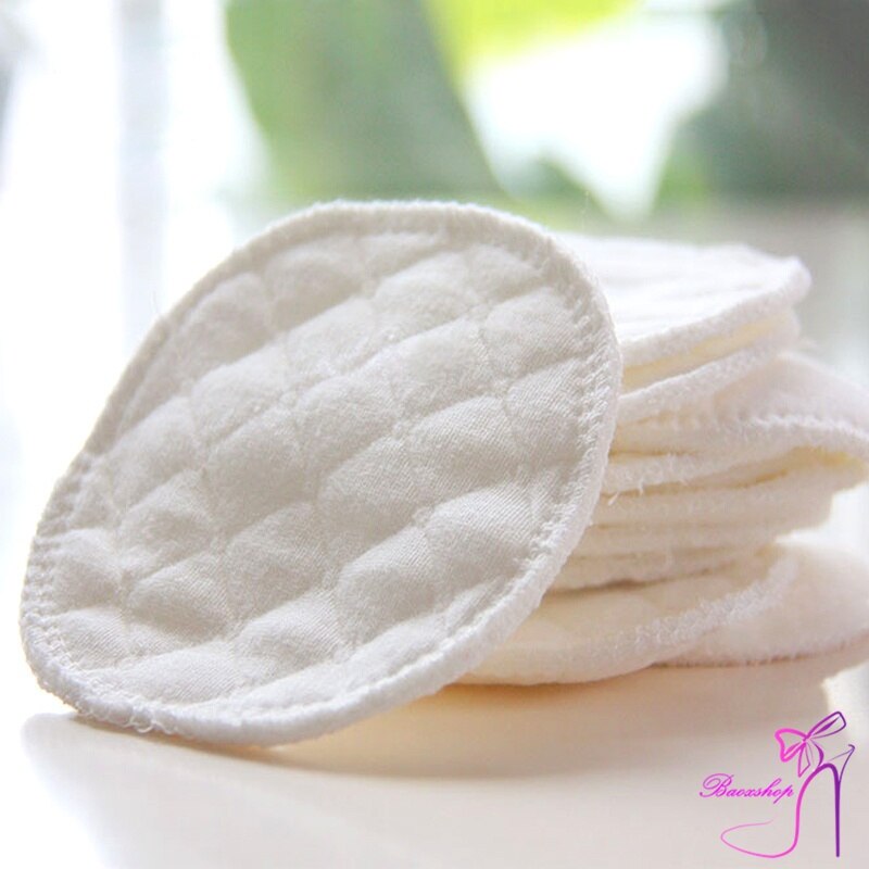12 Pcs Reusable Breast Feeding Nursing Breast Pads Washable Soft Absorbent Baby Supplies M09