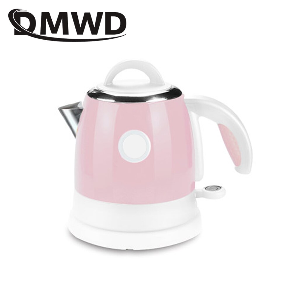 Long Spout Mouth Stainless Steel Heating Water Boiler Electric Kettle Auto Power off Boiling Heater Drip Coffee Tea Pot 0.8L