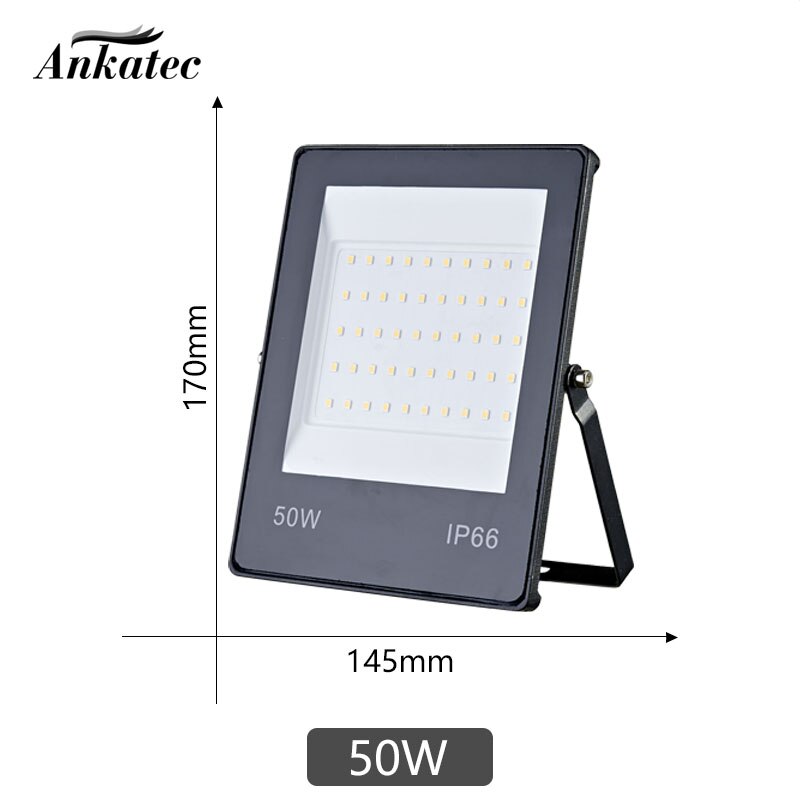 Led-projektør  ip66 stk . vandtæt  ac220v 10w 20w stk. 30w stk. 50w 100w 150w udendørs haveprojektørbelysning spotlight vægprojektører: Rgb / 10w
