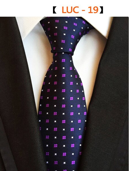 Gusleson gravatas masculinas de seda, novo design, pescoço, 8cm, formal, xadrez e listras, gravatas de casamento para homens, formal, de negócios, festa: 19