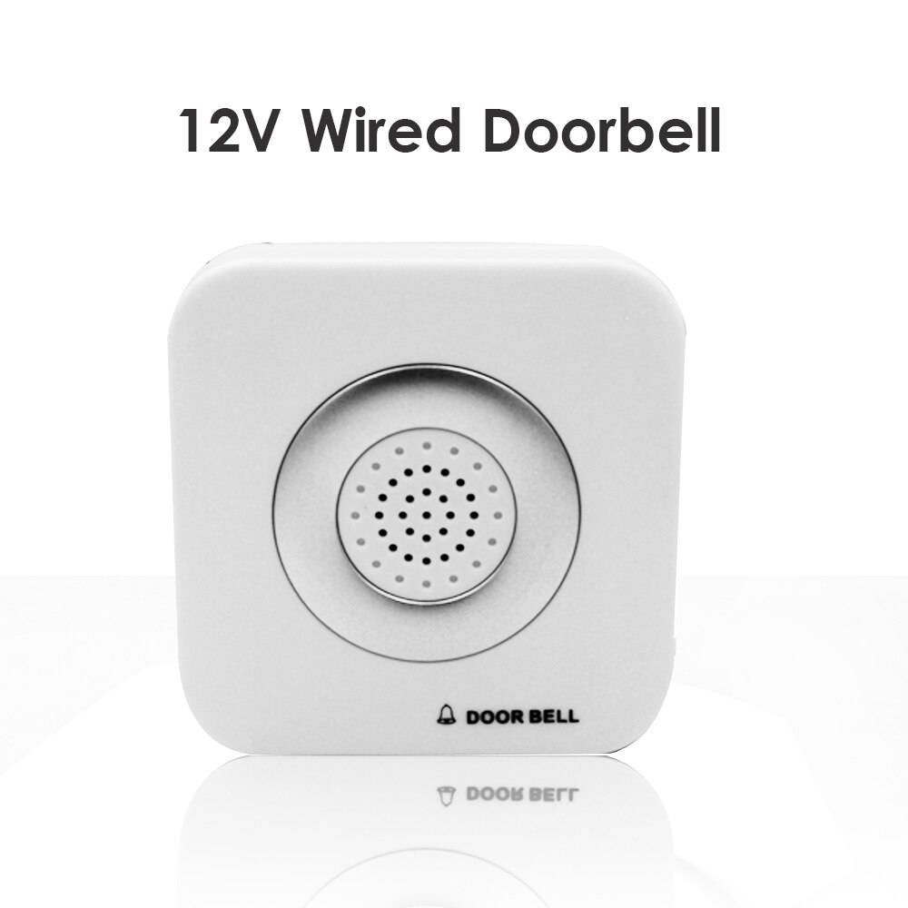12V Wired Doorbell 4 Core Wire Access Control System Home Hotel External Door Bell
