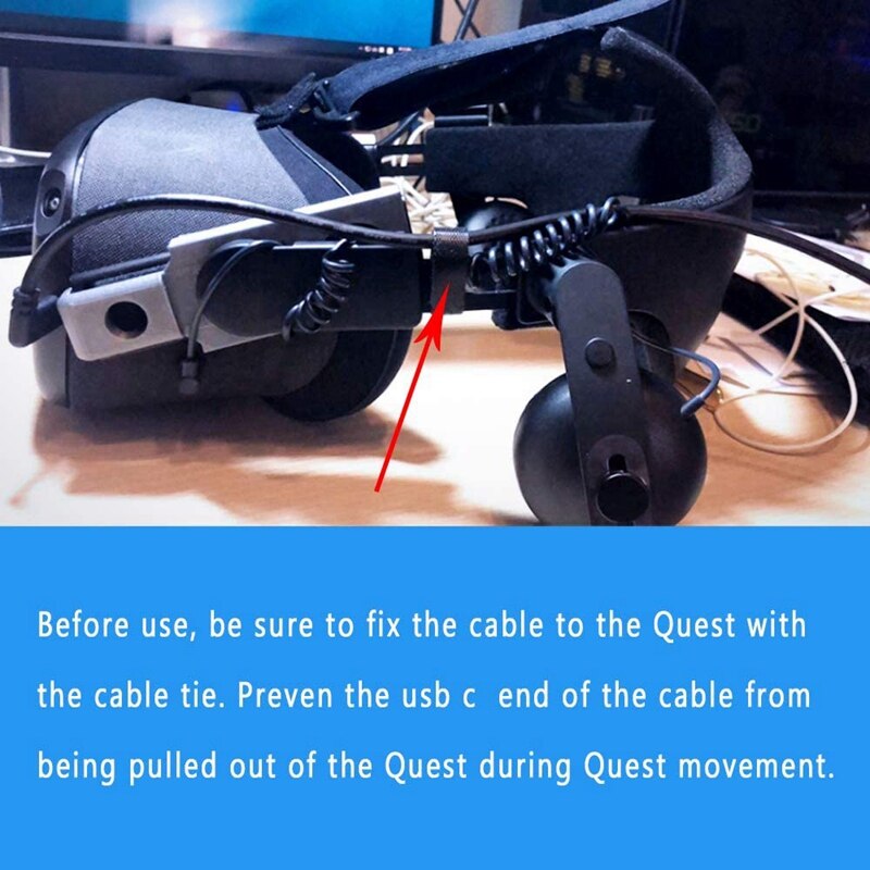 Voor Oculus Quest 2 Link Kabel 10Ft Usb C High Speed Data Transfer Fast Opladen Kabel Headset Gaming Pc Accessoires