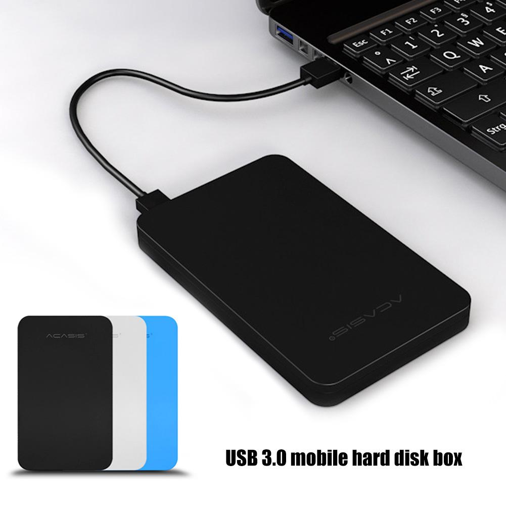 5Gbps USB 3.0 2.5inch SATA External SSD HDD Mobile Hard Disk Case Box for PC