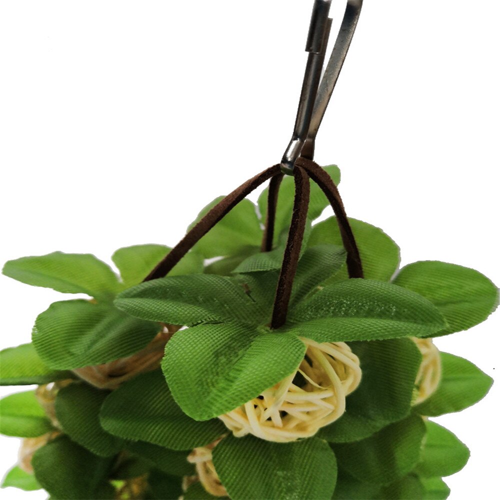 20cm Hanging Rattan Balls Toys Bird Interactive Bite Chew Toys For Parakeet Budgie Accessories Bird Playing Toys