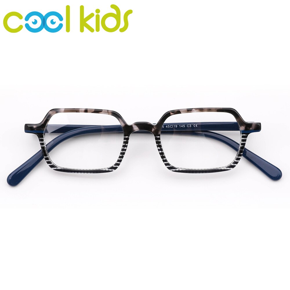 COOL KIDS Eyeglass Frame Optical Child Glass Frame amber Boy Girl Myopia/Reading Glasses Frame Kids Prescription Glasses Frames: WK4005C3