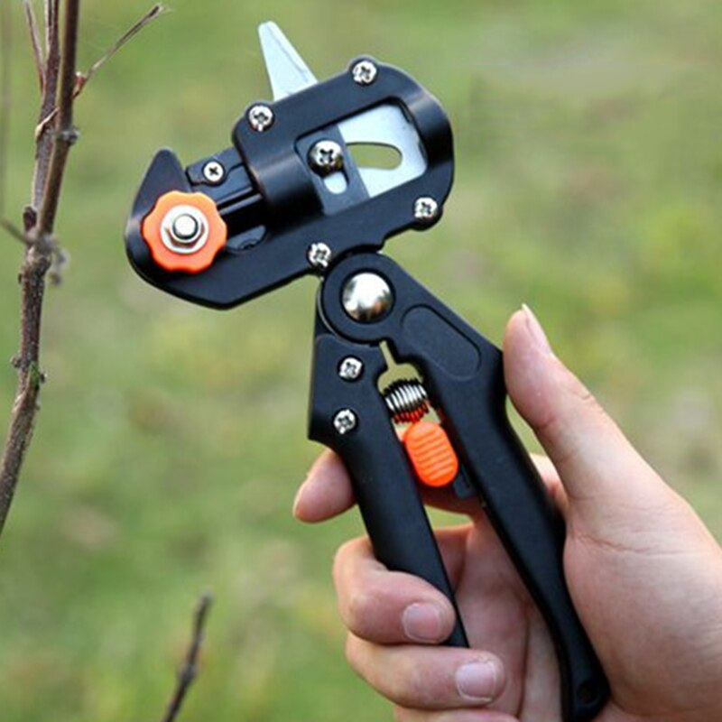 Grafting Machine With 2 Blades Tree Grafting Tools Secateurs Scissors Vaccination Knife Cutting Pruner Garden Supplies
