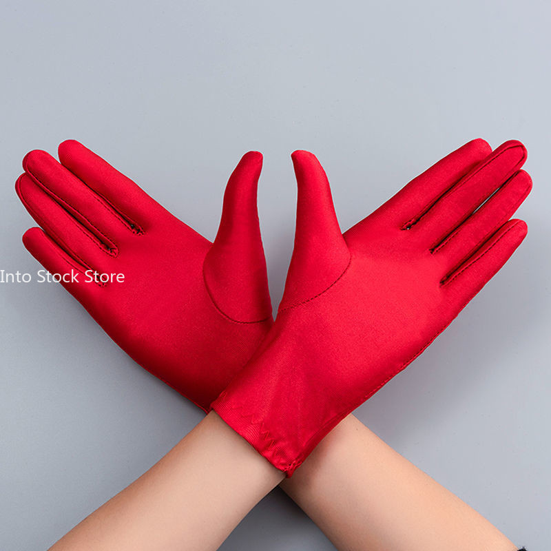 Herfst Zomer Dunne Ijs Zijden Handschoenen Lente Fietsen Rijden Zwart Witte Handschoenen Training Zonbescherming Handschuhe