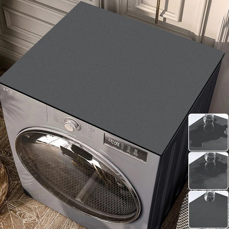 Stofdichte rubberen mat Wasmachine Cover Mat Keuken Afvoer Pad Oven Stof Pad Magnetron Top Mat Keuken Badkamer Vloermat