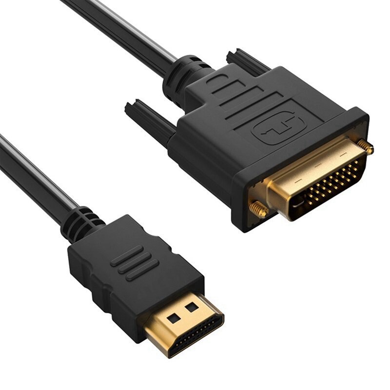 Black USB2.0 Type a to Mini USB B Male Cable 5Pin 480Mbps Data Cable with HDMI to DVI-D Video Cable Adapter