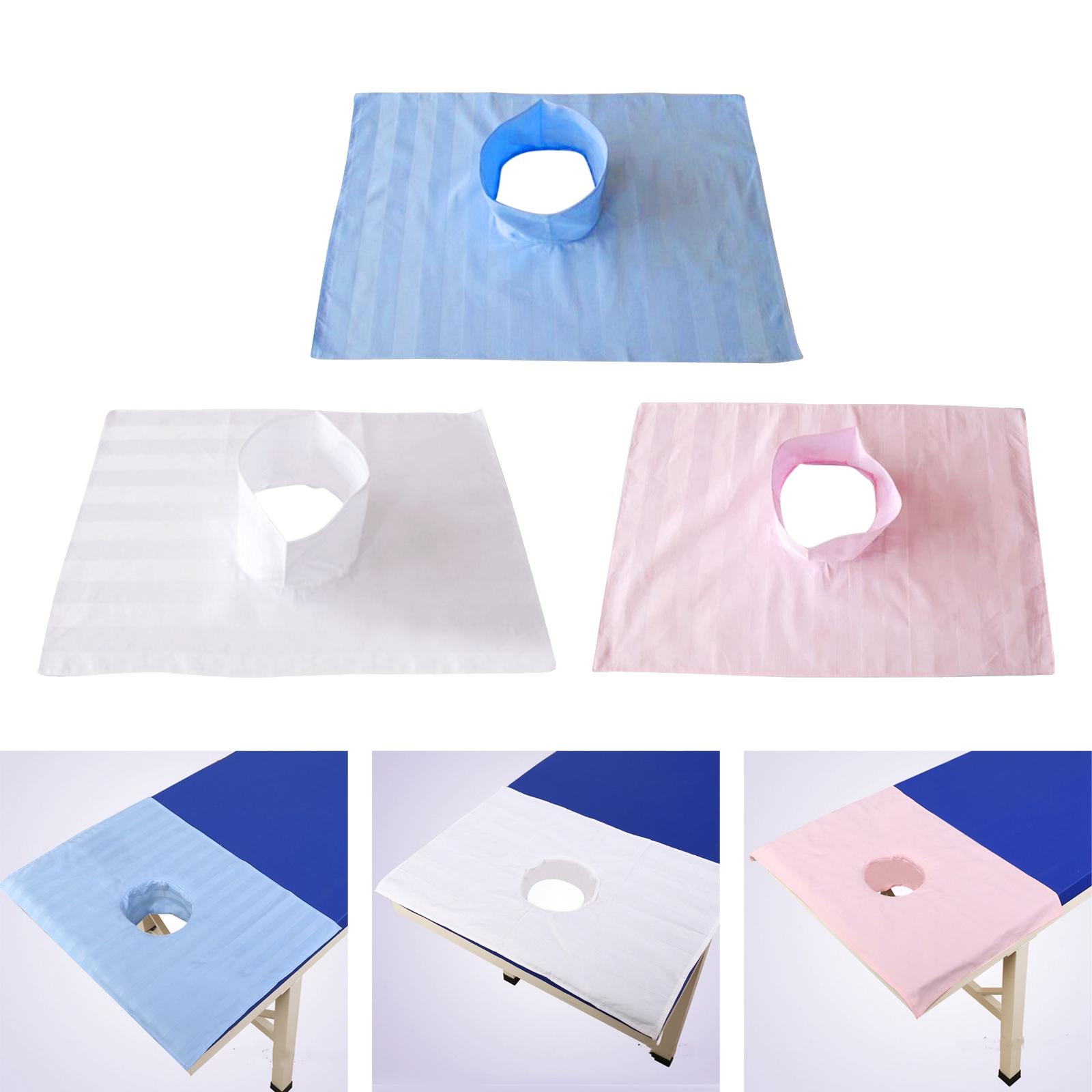 Massage Tafel Voorblad Met Gezicht Gat Massage Handdoek Katoen Massage Laken Sectionele Badstof Cover Voor Massage Tafels
