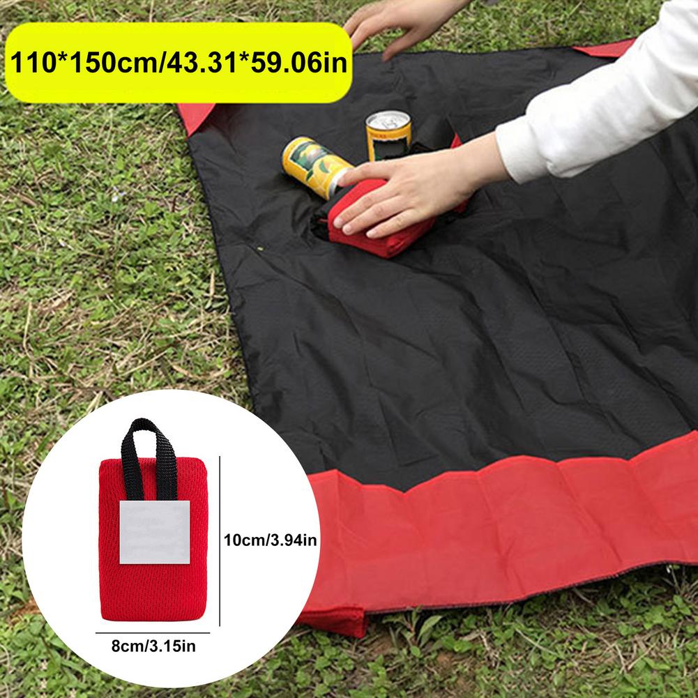 Beach Blanket Sandproof Beach Mat Beach Sheet Waterproof Sand Mat With Stakes Lightweight Mat For Picnic Camping