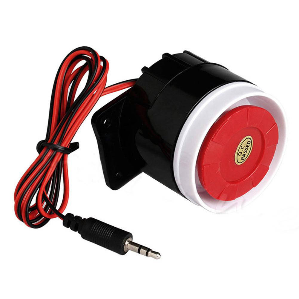 Super Luide Sirene Duurzaam Bedrade Mini Hoorn Sirene Voor Home Security 120dB Geluid Alarm Systeem Compact Dc 12V indoor