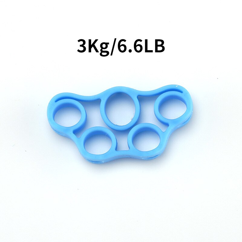 Ejercitador de mano extensor de dedos, ejercitador de muñeca, entrenador de dedos, gimnasio, simulador de guitarra, entrenador de dedos, Piano, ejercicio de agarre de mano: Light blue C
