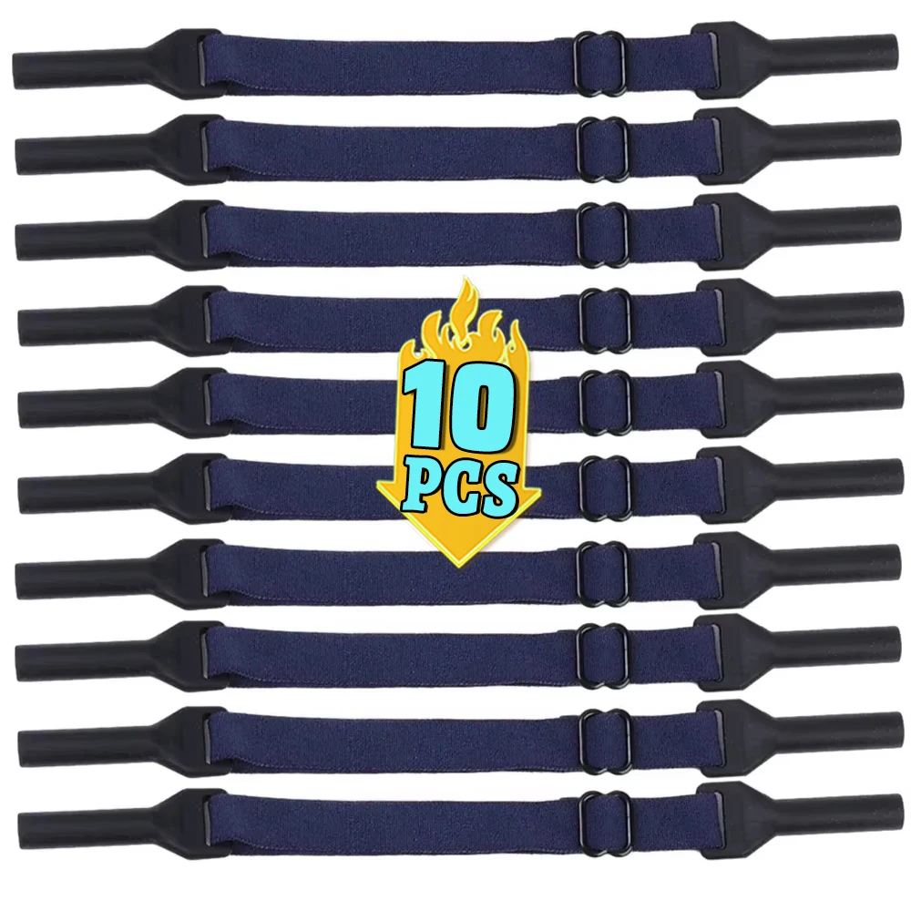 10pcs Glasses Chain For Kids Adults Sunglasses Strap Children Glasses Safety Band Strap Retainer Cord Holder Sport Glasses Rope: Pink
