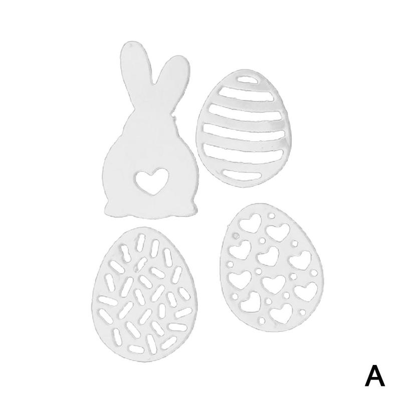 Easter Bunny Metal Cutting Dies Stencil DIY Scrapbooking Album Paper Card Template Mold Embossing Craft Decoration: A