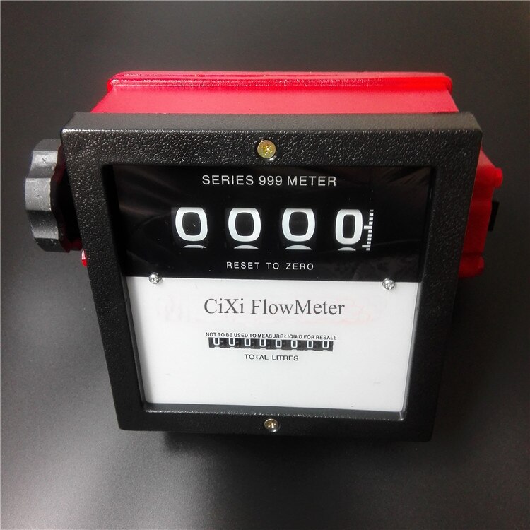The Mechanical Fuel Flow Meter 1 inch 40~110 L/min Aluminum alloy Material Diesel Fuel Oil Flow Meter