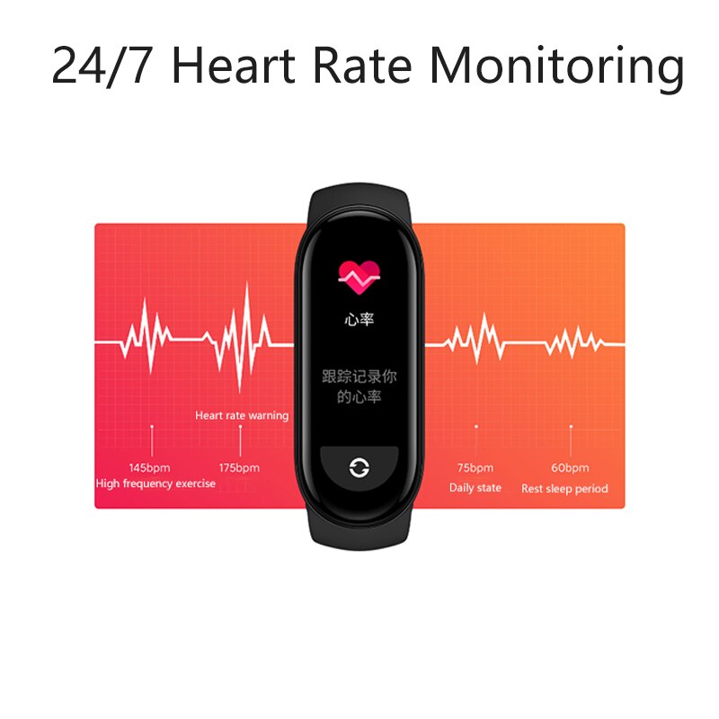 Xiaomi Mi Band 6 wersja globalna kolor AMOLED tlen krwi inteligentny zespół Fitness Traker tętno Bluetooth