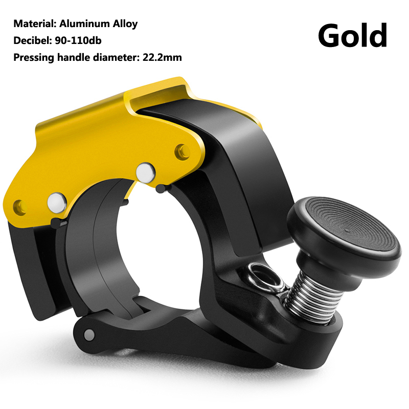 Bicycle Bell Ring MTB Road Bicycle Horn Sound Alarm For 22.2mm Handlebar Bike Call Safety Cycling Bicycle Accessories: Navy Blue