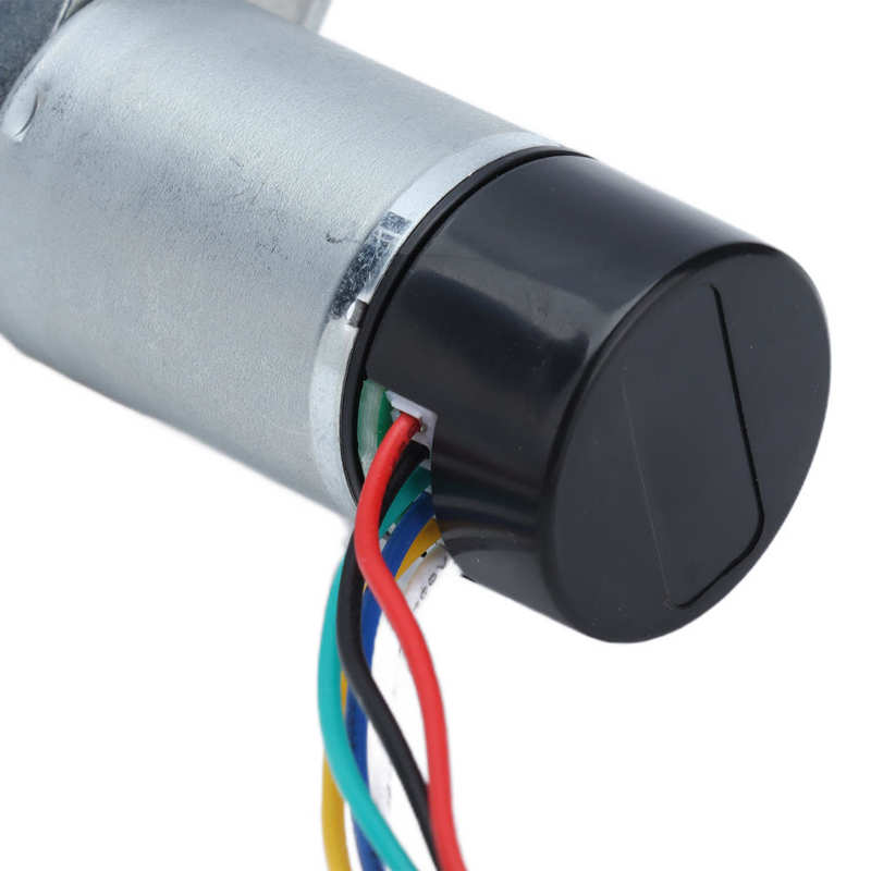 Gear Motor with Encoder DC Worm Gear Motor High Hardness for Office Equipment for Household Appliances for Beauty and Fitness