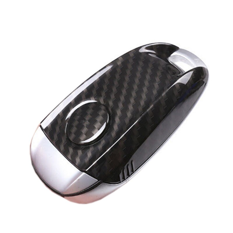 Abs kulfiber til alfa romeo giulia stelvio 17-18 nøgle fjernbetjening fob cover sag: Default Title