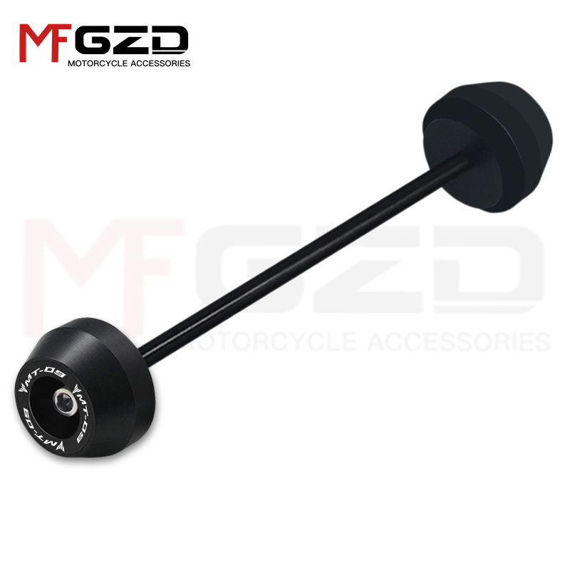 Protecteur de collision d'essieu coulissant de fourche de roue avant et arrière, accessoires de moto mt09 pour YAMAHA MT-09 2022 2023: Clair