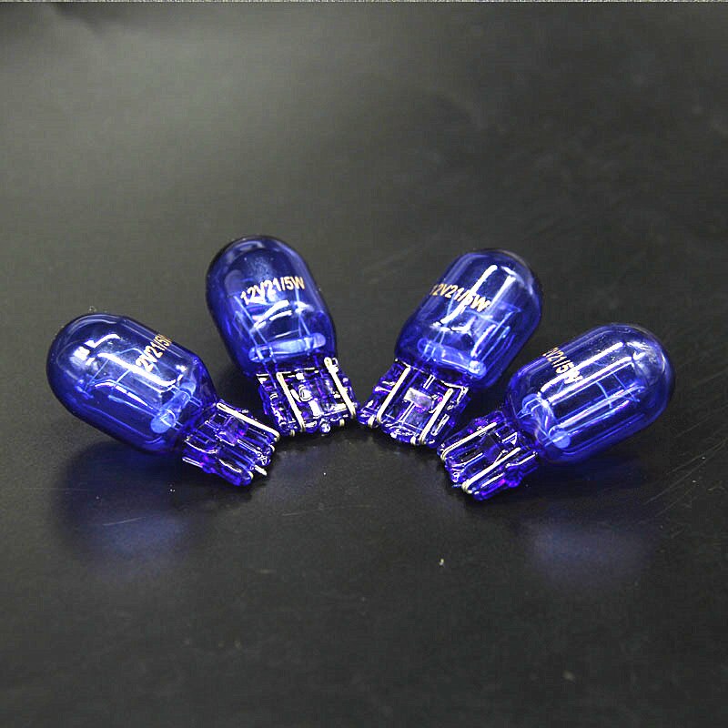 580 7443 W21/5W XENON T20 Natural Blue Glass 12V 21/5W W3x16q Double Filament Super White Car Bulb