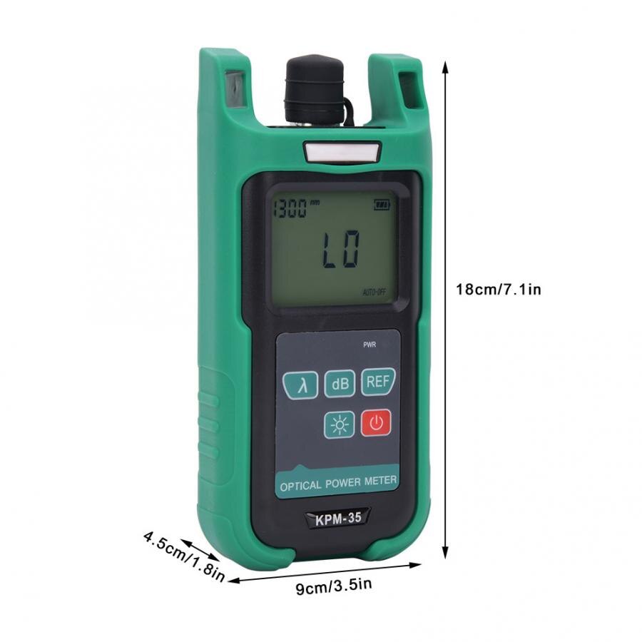 KMP-35 High Precision Optical Power Meter Measuring Instrument with 6 Wavelength -70dBm - +10dBm Testing Tool Equipment
