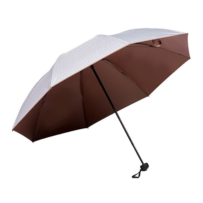 Paraguas de para hombres plegable a prueba de viento Anti-UV masculino Parasol chico portátil lluvia paraguas para hombre: Gris claro