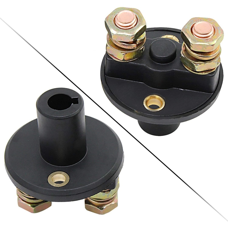 2 Pack 12V/24V Automotive Battery Isolator Disconnector Cut OFF Power Kill Switch Emergency Off Switch