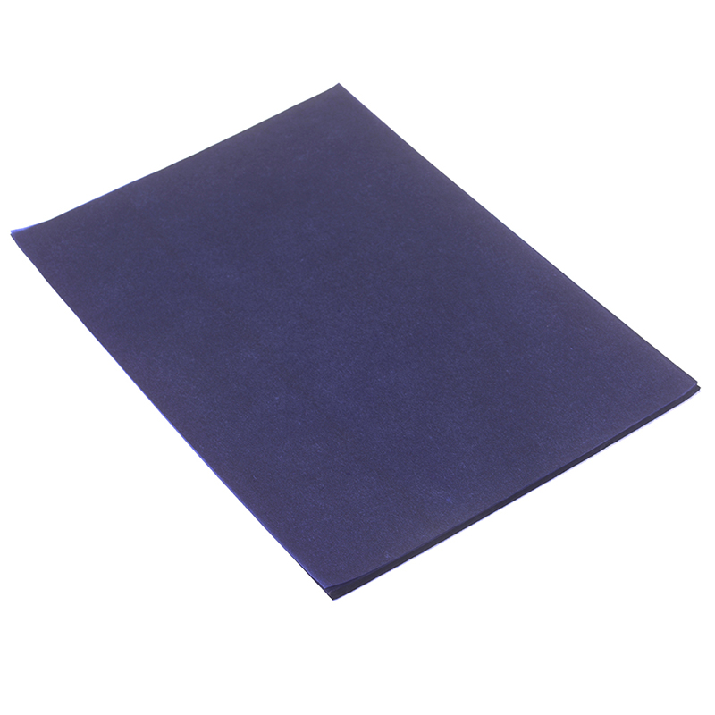 100 stk blå  a4 kopi kulstofpapir genanvendelig læselig sporingsmaleri tilbehør sporingspapir kulstofark papirvarer