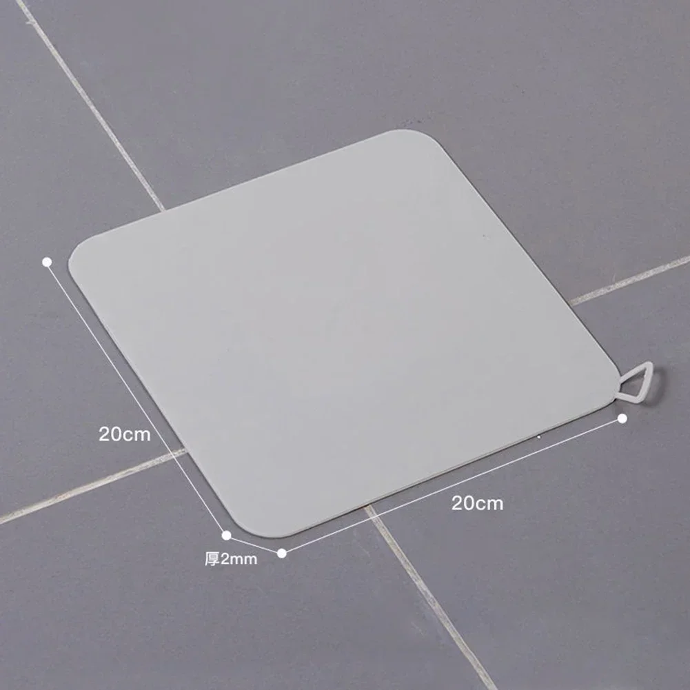 Silicone Floor Drain Anti-smell Cover Sewer Sink Smell Removal Sealing Drain Cover Kitchen Bathroom Home Insect-proof Seal Cover: Blue