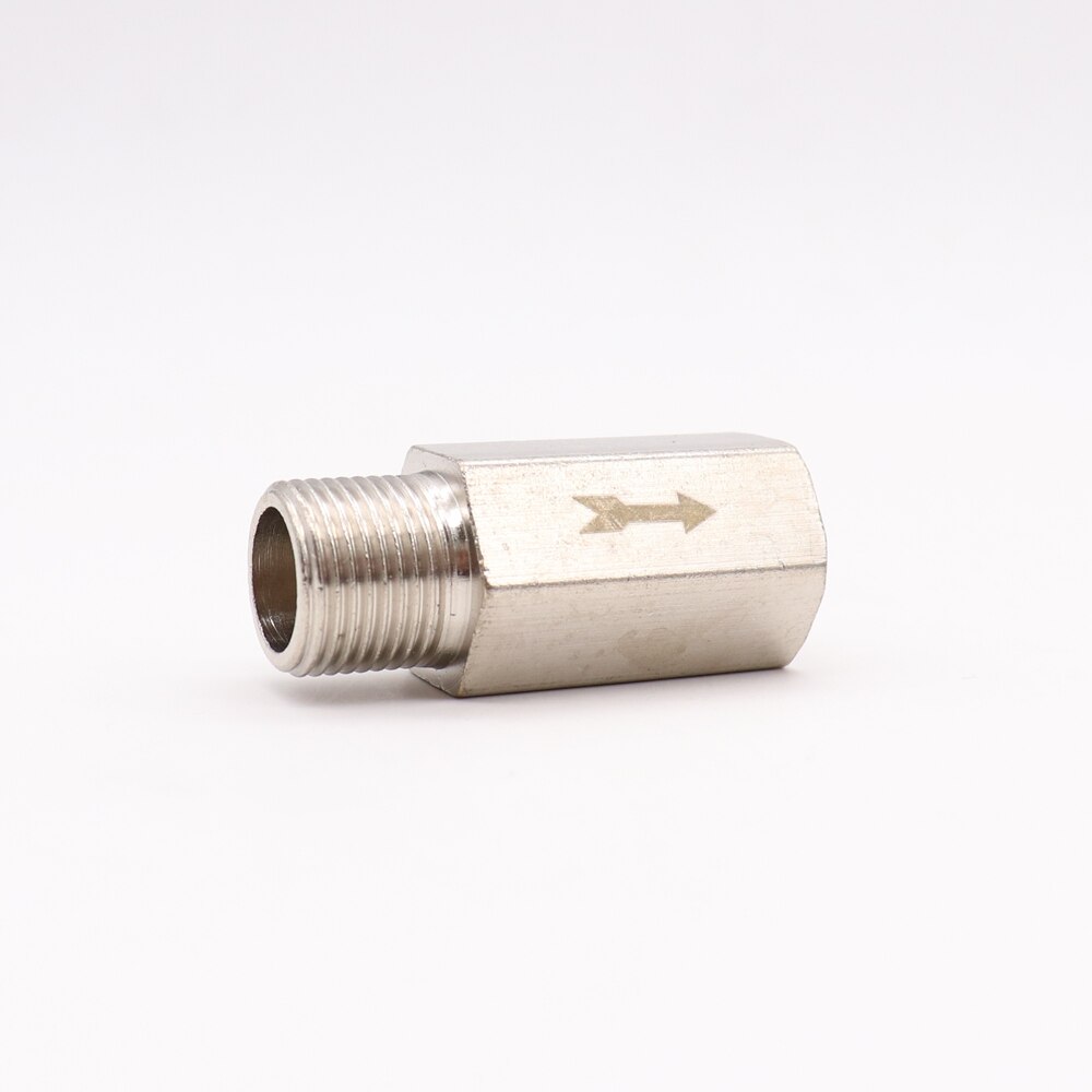 1/8 " 1/4 " 3/8 " 1/2 " bsp han-til-hun pneumatisk kontraventil fuld-vejs kontraventil for luft, vand, olie og naturgas
