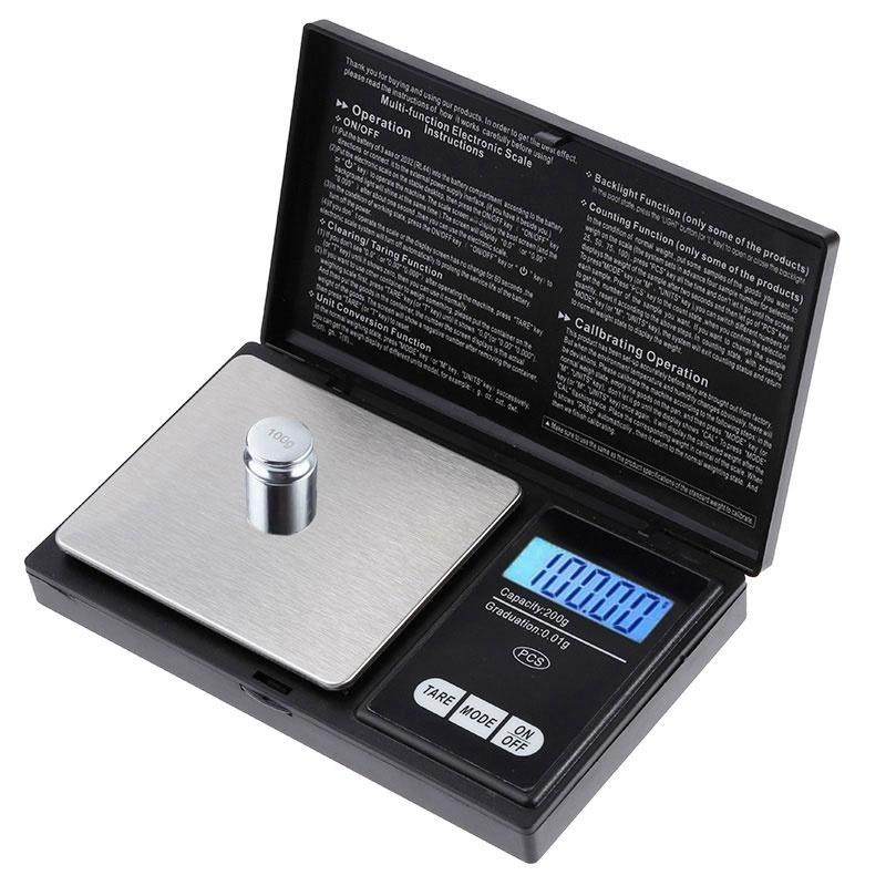 Sieraden Weegschalen Voor Goud Sterling Zilver Digitale Weegschaal Gram Elektronische Weegschaal 100G/200G/300G/500G X 0.01G/0.1G Mini Pocket