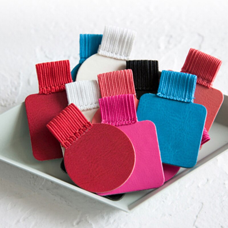 1Pcs Leather Pen Holder,Self-Adhesive Pen Clips,Pencil Elastic Loop For Notebooks Journals