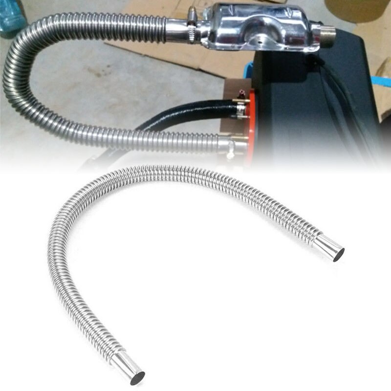 60CM Stainless Steel Exhaust Pipe Diesel Gas Heater Tube Replacement Silver Muffler Accessory Parking Useful Part