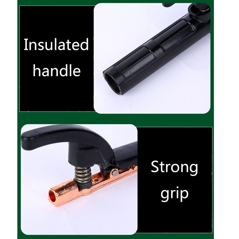 Welding Electrode Holder for Workpiece Welding Site Construction Multi Angle Firm Clamping Non-conductive Anti-scald