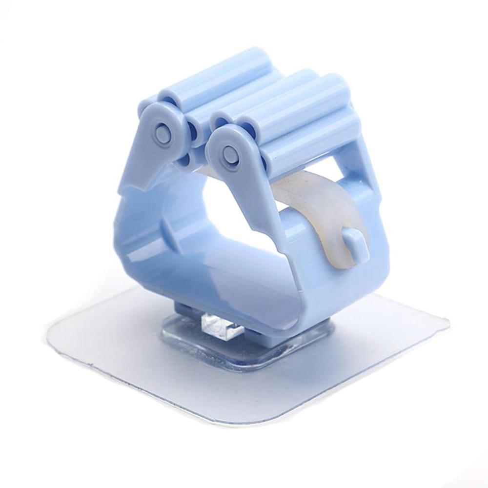 Bezem dweil houder stevige muurbevestiging bezem grijper houdt zelfklevend geen boren super antislip bezem stoffer en blik hanger dweil gereedschap: 7