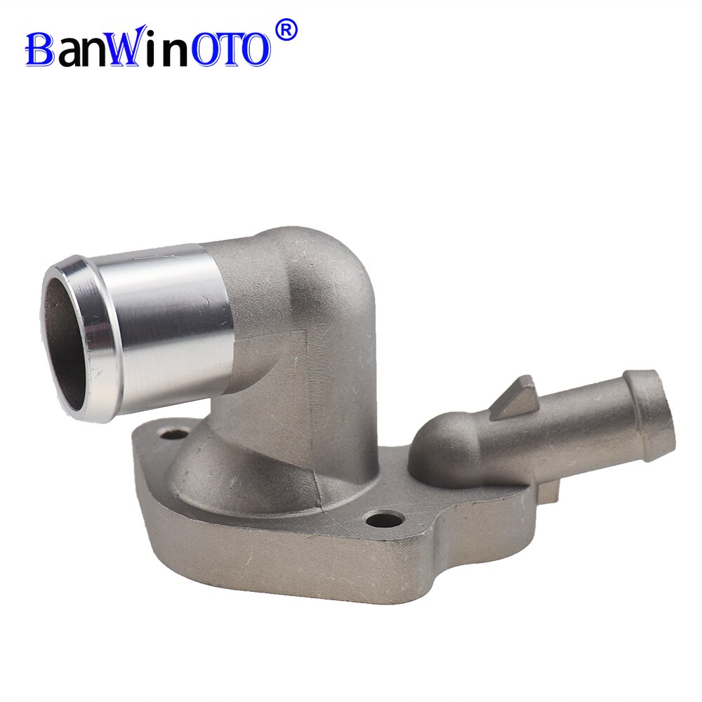 11537512733 Upgrade Aluminum Engine Cooling Thermostat Housing Cover Auto Engine Coolant Water Flange For Mini Cooper 2002