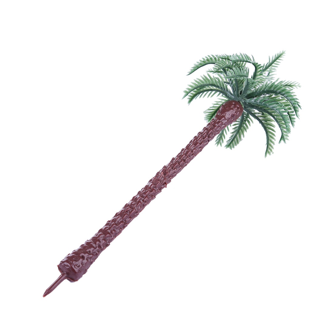 10 Pcs 19cm Plastic Coconut Palm Tree Trein Spoorweg Architectuur Diorama Boom Model Bomen Voor Diy Miniatuur Landschap