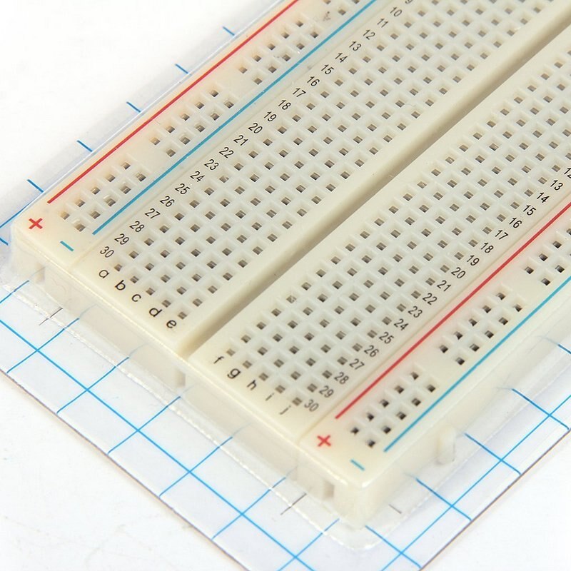 10 pièces PCB Test Mini platine de prototypage pain planche 400 Contacts disponibles 8.5x5.5 cm 8.5*5.5 CM SHUPPING gratuit