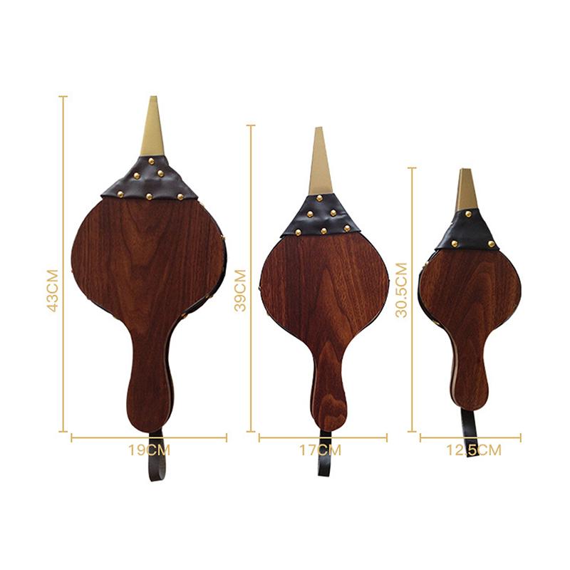 Soplador Manual de leña para barbacoa, ventilador para fuelle de chimenea, suministros para chimeneas, herramienta para barbacoa, 1 ud.