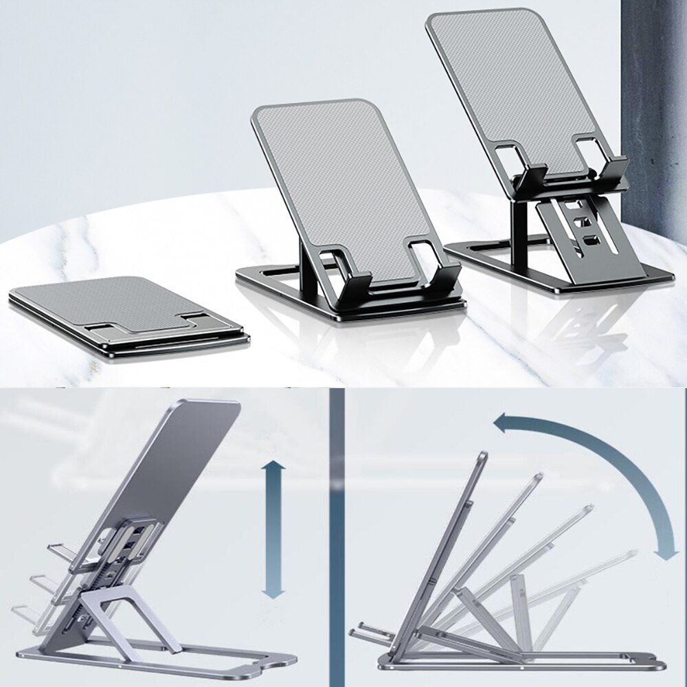 Tablet Stand For iPad Aluminium Adjustable Foldable Phone Holder For Nintendo Switch Stand