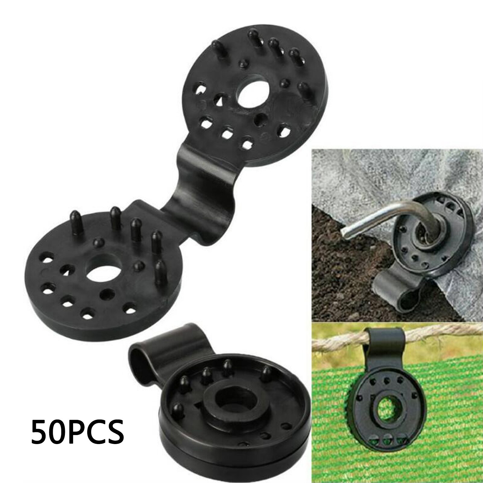 50 stück diy-planenklemmen, markisen-, zelt- und überdachungsclips, segeltuchanker, greifer, wohnwagen-klemmen, klemmen, spannwerkzeuge