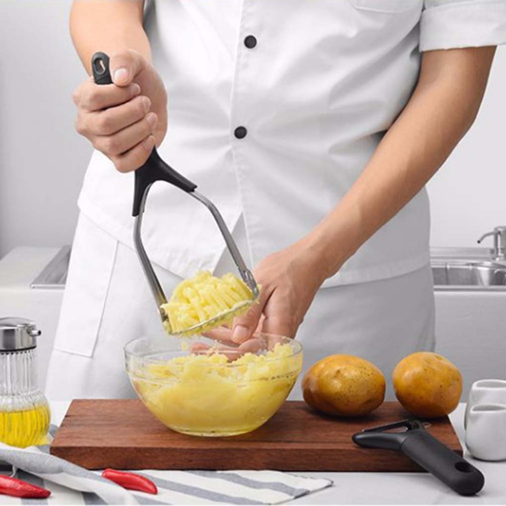 Aardappelstamper Rvs Aardappel Rijst Groente Fruit Knoflook Smasher Eten Pers Smash Tool Geperst Aardappel Stamper Tool