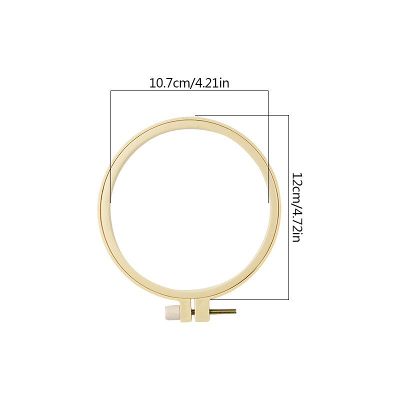7-32Cm Plastic Ring Frame Diy Borduurwerk Hoops Schroef Chinese Traditionele Diy Needlecraft Kruissteek Naaien Gereedschap Bamboe cirkel