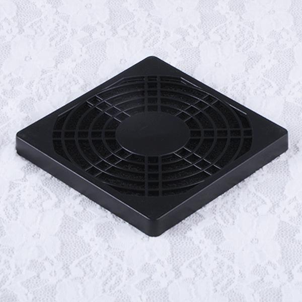 Funda para ordenador PC YCDC 4cm 8cm 9cm Filtro de polvo antipolvo funda para ventilador de ordenador negro: 12CM