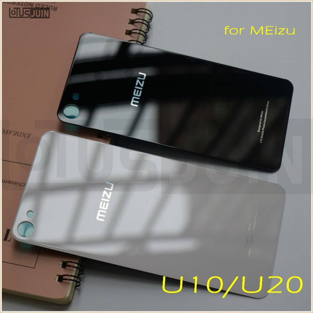 1 Pcs Nieuw Voor Meizu U20 Achter Back Cover Batterij Deur Behuizing Met Camera Lens Flash Vervanging Voor Meizu U10 u20
