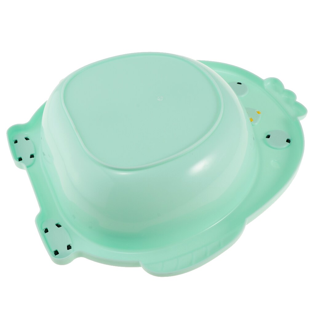Portable Cute Chick Shape Bathroom Washbasin Bathing Accessories for Baby Toddler – Green