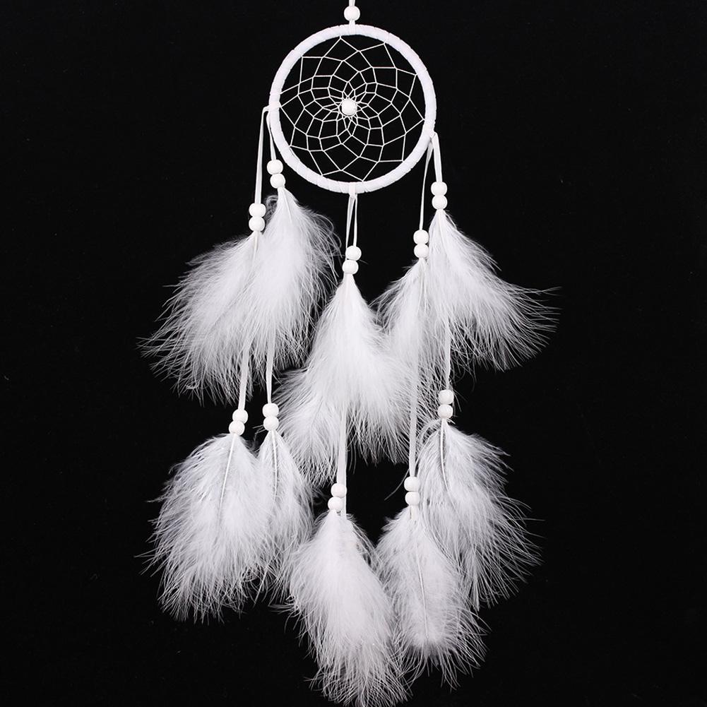 Heart Shape Handmade Dream Catcher Net With Feathers Wall Hanging Decorative Dreamcatcher Home Decoration Ornament dromenvanger: C