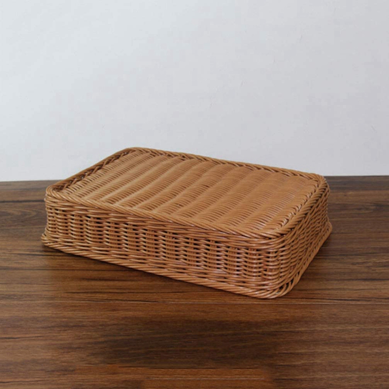 Rattan Cutlery Basket Cutlery Basket Storage Cutlery Chopstick Basket Rattan Desktop Drawer